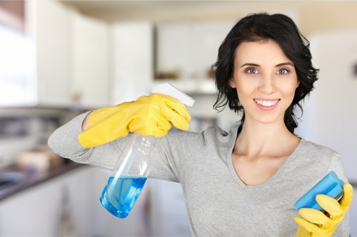Professional office cleaning for a Ruislip workplace reception area