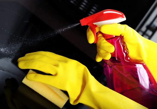 Deep cleaning a corner sofa in a Ruislip home
