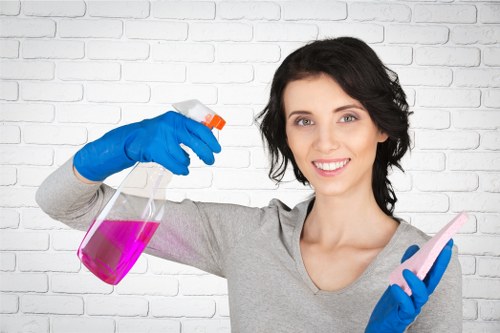 Thorough cleaning process in a Ruislip property interior